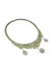 Colier 925 Peridot Zircon Topaz Certificat