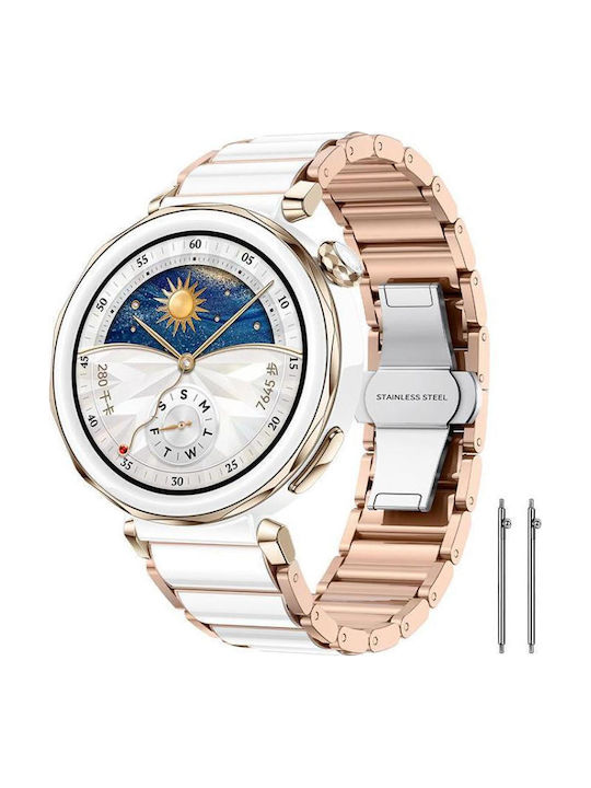 Huawei Watch Gt 6 41mm Gt 5 Pro 42mm Xdfind Keramik Edelstahl Uhrenarmband Roségold