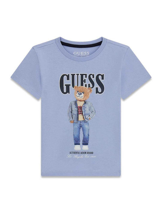 Guess Kids T-shirt Light Blue