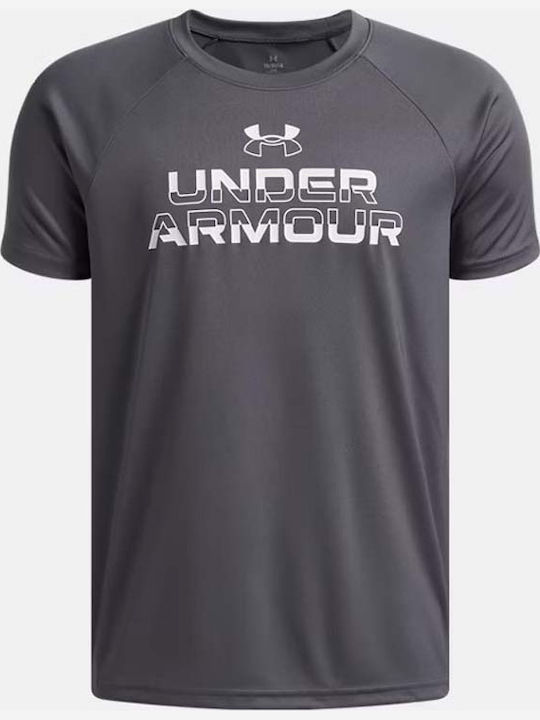 Under Armour Παιδική Μπλούζα Κοντομάνικη Γκρι