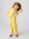 Kids Set with Pants Summer 2 Pieces Spring Yellow