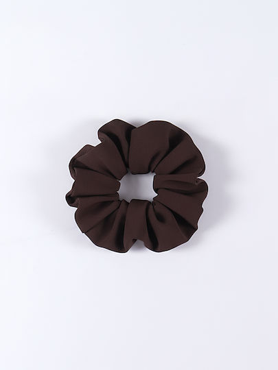 Scrunchie Elastice Pentru Păr Ac124 Scrunchie Monocrom Maro