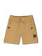 Kids Fabric Shorts/Bermuda Mustard