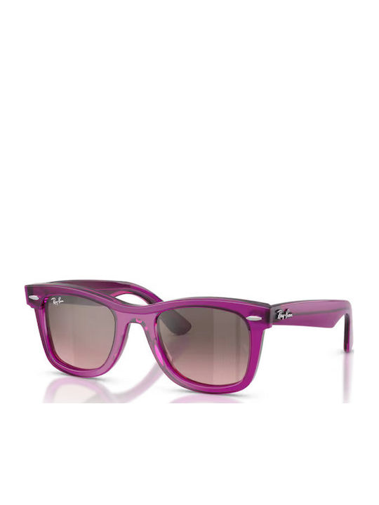 Ray Ban Τετράγωνα Παιδικά Γυαλιά Ηλίου με Polarized Φακό Μωβ