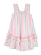 Girls Dress Striped White