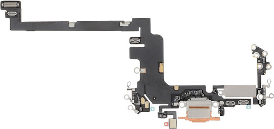 Clappio Usb-c Charging Connector Iphone 17 Pro Integrated Microphone Orange