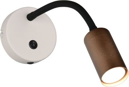 Trio Lighting Модерно Светлинно Осветително Тяло За Стена Кафяво