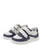 Παιδικά Sneakers Ανατομικά με Σκρατς Λευκά
