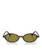 Ray Ban Unisex Sunglasses with Brown Tartaruga Horn-Rimmed Frame and Green Lens RB4472 1359