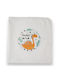 Bonjour Bebe Baby Burp Cloth Cotton White 75x75cm Newborn