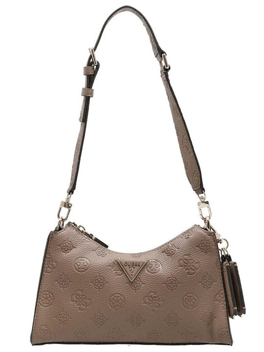 Guess Cresidia Damen Schultertasche Braun