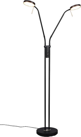 Trio Lighting Monza Floor Lamp Black