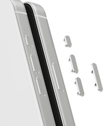 Clappio Ersatzseiten-Tasten Für iPhone 17 Power Lautstärke Aktion Weiße