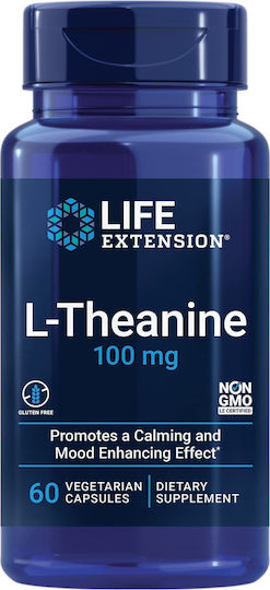 Life Extension L-теанин 100mg 60 растителни капсули