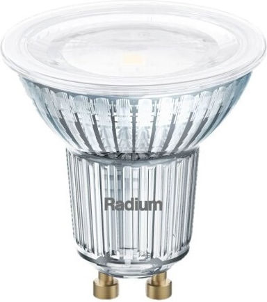 Radium Λάμπα LED 6.5W για Ντουί GU10 Θερμό Λευκό