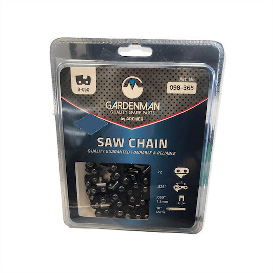 Gardenman Replacement Chainsaw Chain 3/8 .050-1.3mm 44 Drivers