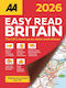 Aa Easy Read Atlas Britain 2026 - Aa Publishing - Spiral Bound