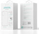 Devia Back Cover Tempered Glass / Plastic White iPhone 17
