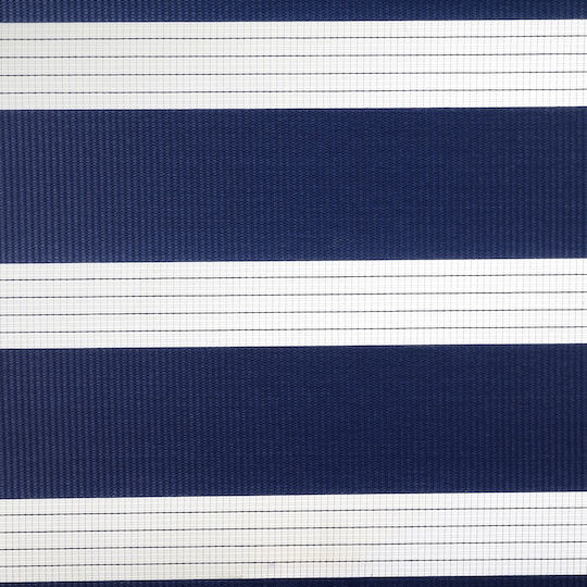 Elite Blinds Rolete Geam Scurtare 525875 Semi-Blackout Dublu Albastru Lățime 100x Înălțime 100 cm MHB-6646-100x100