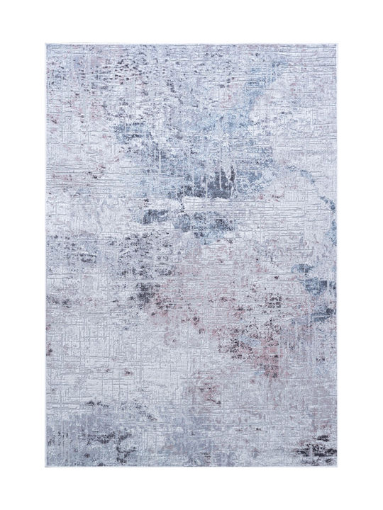 Ragolle Origami Αντιολισθητικό Χαλί Ορθογώνιο Καλοκαιρινό Μεταξένιο Λευκό 95x140cm