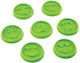 Set 7 Matrițe Pentru Tort Alista Home Design Față Zâmbitoare Emoticon Expresii Diferite 7.7 X 1.5 Cm Fabricate Din Pp Verde