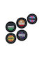 Alista Home Plastic Multicolour Coaster 9x11cm 5 Pieces