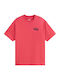 T-shirt Κοραλί