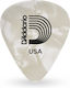 D'addario 1cwp4 White Pearl Celluloid Πένα Medium 70mm