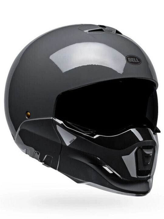 Bell Broozer Duplet Nardo Gray Motorcycle Helmet Modular ECE 22.06 1350gr