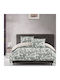 First Choice Set Huse Pentru Pilote Duble Cu 2 Fețe De Pernă Și 1 Cearceaf 200x220cm Verde