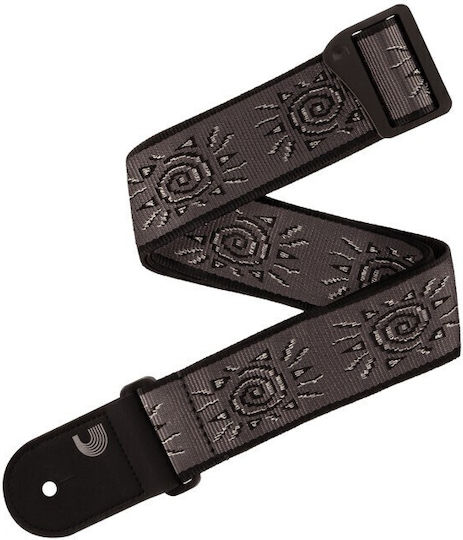 D'addario 50pw03 Vintage Silver Suns Ζώνη Κιθάρας Planet Waves