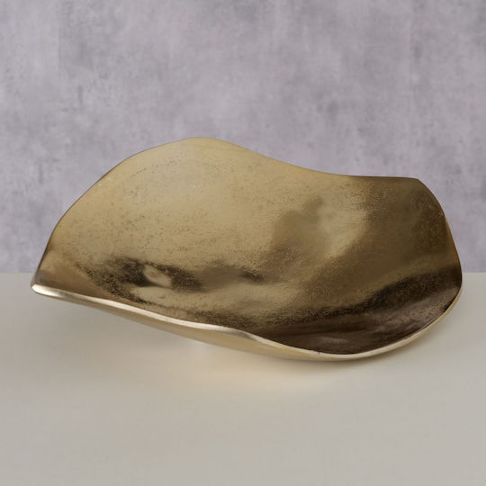 MSA Decorative Aluminum Gold Bowl 42x27x7.5cm MSA Decorative Aluminum Gold Bowl 42x27x7.5cm