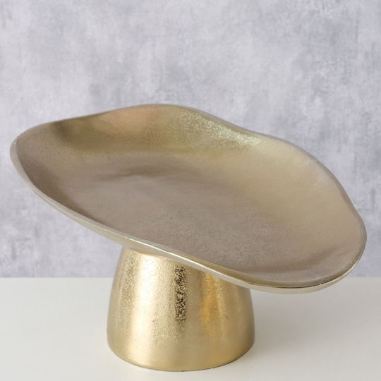 MSA Decorative Aluminum Gold Bowl 42x24x4cm MSA Decorative Aluminum Gold Bowl 42x24x4cm