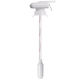 Alista Home Pompa de Apă de Bucătărie cu Baterie din Plastic Lungime 34cm Albă