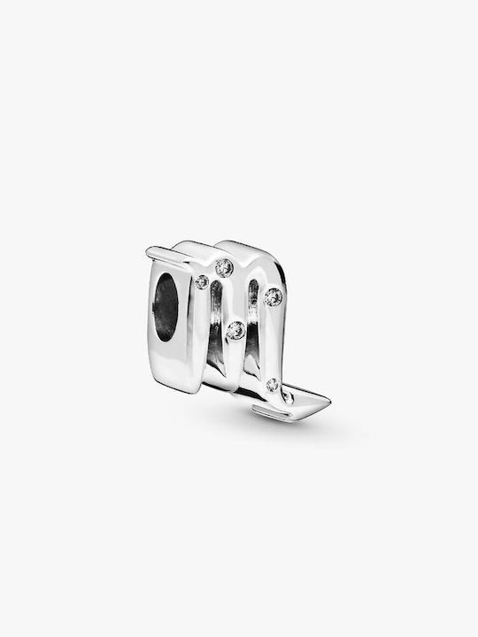 Pandora Charm Zodiac Sign Scorpio Silver