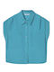 Kids Short-Sleeved Shirt Petrol