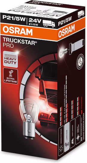 Osram Крушка Камион Pro P21/5W Халогенна 24V 10W