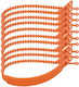 Autoline Tire-ups Tire Traction Chains for Passenger Car 10 Pieces