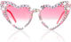 Ochelari Decorativi Alista Home Zi De Naștere Regină Model Diamante Aniversări Fabricat Buc 15.3 X 5.7 X 14.5 Cm Roz
