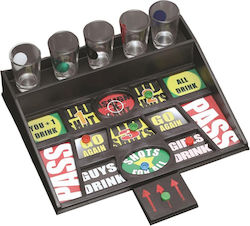 Alista Home Drinking Game Coins Glass Shot Glasses Included Fun Interactive 23x28 Cm Multicolor
