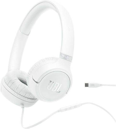 JBL Tune 530C Ενσύρματα On Ear Ακουστικά Λευκά
