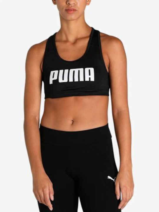 PUMA Mid Impact 4keeps Damen Sport-BH Schwarz
