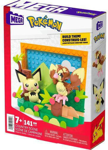 Mega Τουβλάκια Pokémon Country Scene για 7+ Ετών 141τμχ