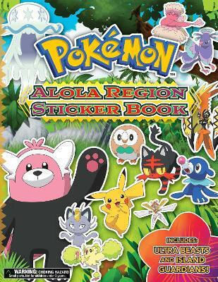 Pokémon Alola Region Sticker Book The Pokemon Company International Pikachu Press