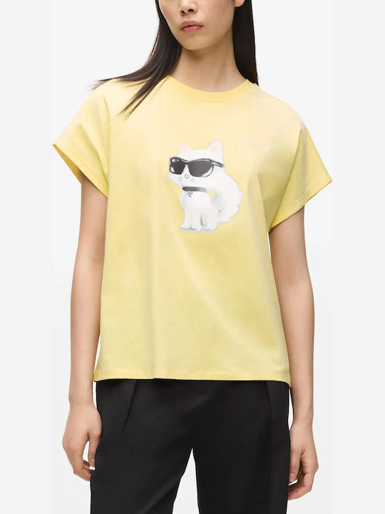 Karl Lagerfeld Ikon T-Shirt Sonnenlicht