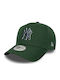 New York Yankees Mlb Outline Script Dark Green 9forty E-frame Cap