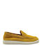 Loafers Dama Din Piele Galbeni