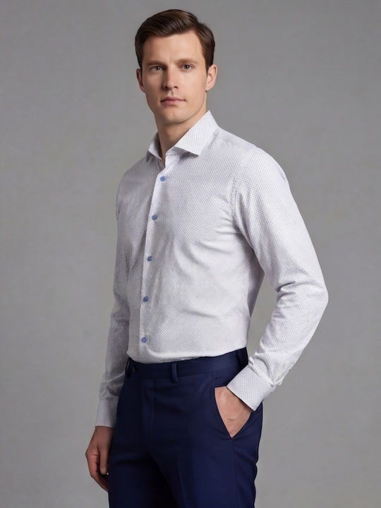 Long Sleeve Shirt In Regular Fit Light Blue