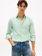 Long Sleeve Shirt in Regular Fit Crushed Mint