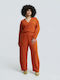 Women's Fabric Trousers with Rubber Band Orange 0039.2572.NETTO-dark-orange